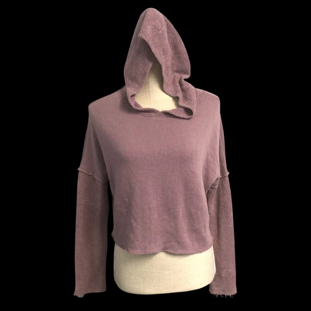 Urban Outfitters Out From Under Terrycloth Crop Hoodie Size Small